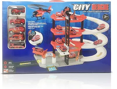 Buy Imagiplay City Rescue Fire And Rescue Service Station Die Cast Vehicle Playset  • 14.99£