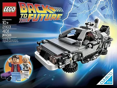 Buy LEGO 21103 The Delorean Time Machine Building Set (Retired) MINT IN SEALED BOX • 153.63£