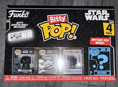 Buy Funko Bitty POP! Darth Vader Star Wars 4-pack Vinyl Figures New • 7.25£