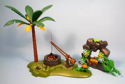 Buy Playmobil 70414 Pirate Hideaway Palm Tree Well Treasure Chest • 5.99£