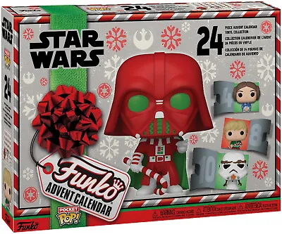 Buy Star Wars Advent Calendar Holiday 24 Funko Pocket Pop! • 47.51£