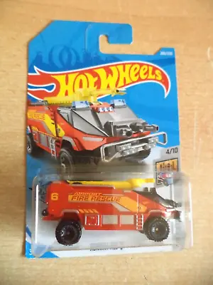Buy New Sealed RUNWAY RES-Q Hw Metro HOT WHEELS Toy Car TRUCK Lorry Fire Engine • 8.99£