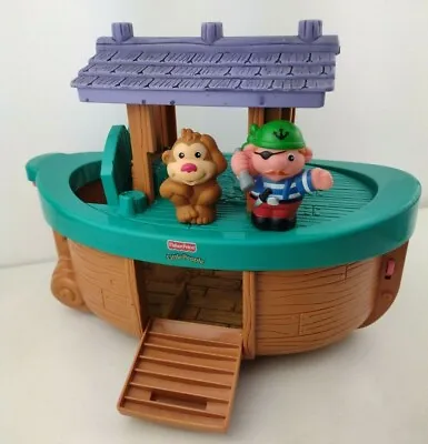 Buy Fisher Price Little People Noah's Ark, Inc X2 Characters Kids Play Set Toy. VGC. • 14.99£