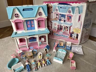 Buy Fisher Price Loving Family House, Family, With Box + Instructions + Furniture • 110£