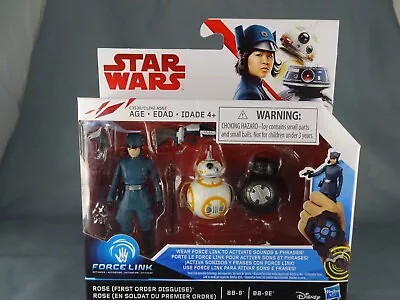 Buy Hasbro Star Wars 3.75 Inch Force Link Figure Pack Rose BB8 BB9E • 7.50£