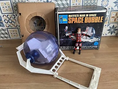 Buy Major Matt Mason Space Bubble With Box, Insert & Sgt Storm Figure Rosebud Mattel • 249.99£