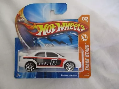 Buy Hot Wheels 2007 Track Stars Subraru Impreza White Variation Mint In Short Card • 6£