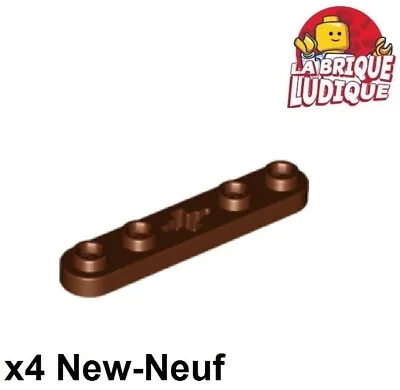 Buy LEGO Technic 4x Flat Plate 1x5 Axle Hole Brown/Reddish Brown 32124 New • 1.80£