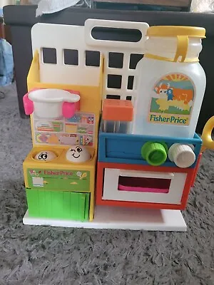 Buy Fisher Price Vintage Mini Kitchen With Accessories  • 33.78£
