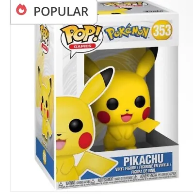 Buy Funko Pop! Vinyl Pokemon Pikachu Brand New • 15£