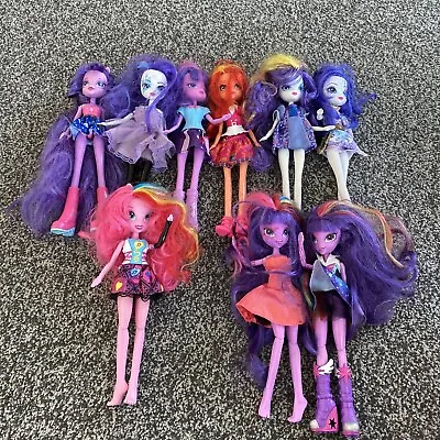 Buy 9x My Little Pony Equestria Girls Doll Bundle Various Clothed Collectible BB2B • 20£