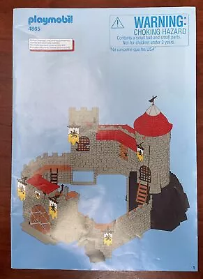 Buy Playmobil - 4865 Lion Knights Castle Instructions Leaflet • 3£