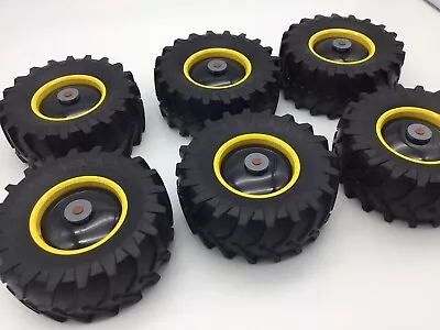 Buy 6x LEGO® Technic Tires 107x44R 42070 6x6 Technology 42099 42054 Claas Wheel MOC • 41.45£