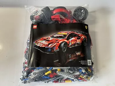 Buy LEGO TECHNIC: Ferrari 488 GTE - Used, Stickered & Unbuilt - All In 1 Bag! • 85£