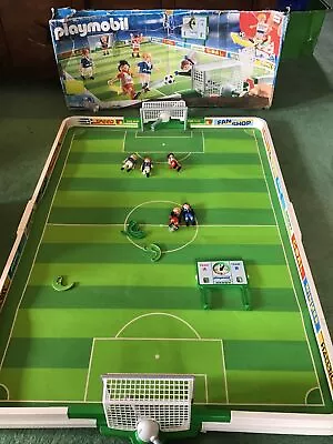 Buy Vintage Playmobil Football Ground And Players Set , 4700 • 42.90£
