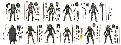 Buy NECA Predator 2 Lost Tribe Ultimate 7  Figures - Shaman,Elder,Snake,Scout, Boar • 44.95£