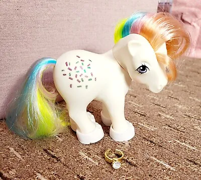 Buy My Little Pony G1 Vintage 1983 Rainbow Confetti - Wedding Bells Ring & Clothes • 25£
