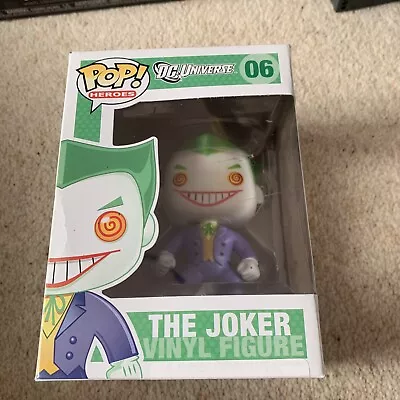 Buy Funko Pop Vinyl DC Universe Heroes Batman The Joker 06 Action Figure Toy Vaulted • 15.99£