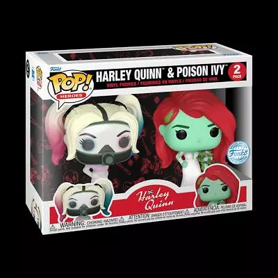 Buy Funko Pop Harley Quinn And Poison Ivy Vinyl Figures Harley Quinn Animated Series • 35.95£