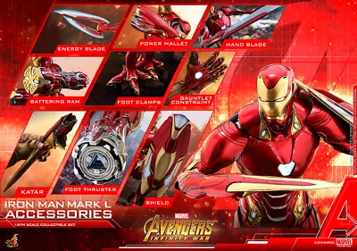 Buy Brand New Hottoys ACS004 Avengers: Infinity War Iron Man Mark 50 Expansion Part • 171.46£
