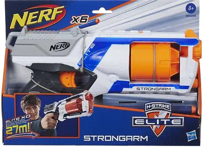 Buy Nerf N-Strike Elite Strongarm 6 Shooter Includes 6 Nerf Darts Brand New • 9£