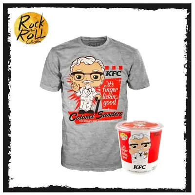 Buy Ltd Edition KFC Bucket And T-shirt Medium Colonel Sanders (FUNKO POP NOT INCLUDE • 8.99£