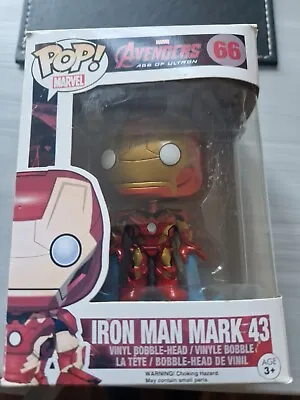 Buy Pop! Marvel Avengers #66 Iron Man Mark 43 Vinyl Figure (nbx2) • 4.99£