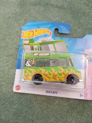Buy Hot Wheels - Sweet Rides - Quick Bite (31/250) - Green Flame (Short Card)  • 3.35£