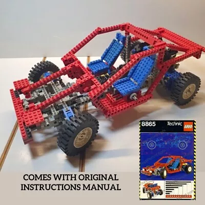 Buy LEGO TECHNIC 8865 Rare Vintage 1988 Test Car Set Super Car + Original Manual • 155£