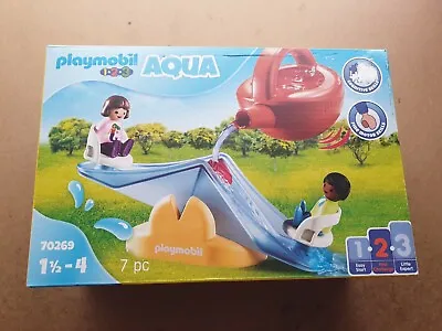 Buy Playmobil 123 Aqua. Seesaw With Watering Can Playset. 70269 Ages 18 Months+ • 12.99£