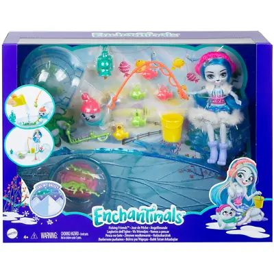 Buy Enchantimals Fishing Friends With Sashay Seal Blubber Dolls New Kids Mattel • 14.99£