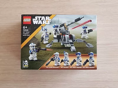 Buy LEGO Star Wars: 501st Clone Troopers Battle Pack (75345) BRAND NEW SEALED • 14.99£