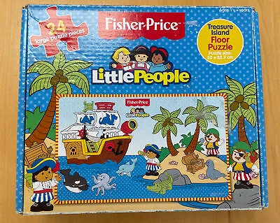 Buy Fisher Price Little People Treasure Island Floor Jigsaw Puzzle - 24 Pieces • 3.49£