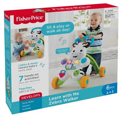 Buy Fisher Price Learn With Me Zebra Walker • 31.99£
