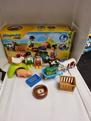 Buy Playmobil 123 Fun On The Farm Set 71158 Complete Figures Animals Accessories  • 11.99£