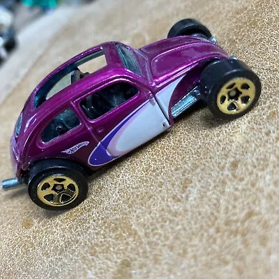 Buy Hot Wheels Diecast VW Volkswagen Custom Beetle Purple Split Rear Window Car Toy • 2.50£