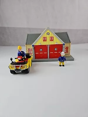 Buy Cbeebies Fireman Sam Fire Station Jeep And Figures Toy Bundle  • 19.99£