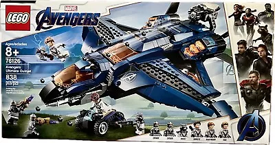 Buy LEGO Marvel Avengers 76126 Ultimate Quinjet Super Heroes-NEW Sealed • 104.19£