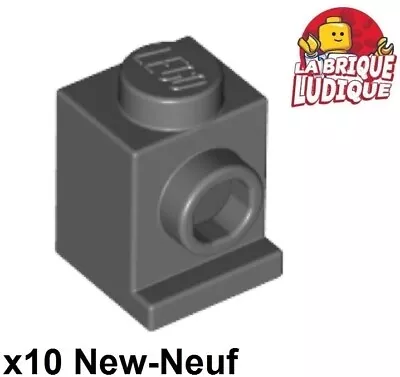 Buy LEGO 10x Brick Modified 1x1 Headlight Dark Grey/Dark B Gray 4070 • 2.92£
