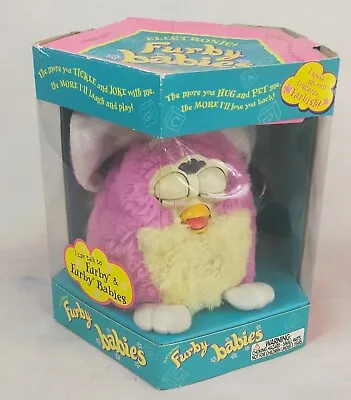 Buy Vintage Furby Baby 1999 Model 70-940 Pink Yellow Tiger With Original Packaging 1 • 23£