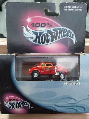 Buy 100% Hot Wheels Black Box Limited Edition 1/64 Scale 1933 Willys Diecast • 24£