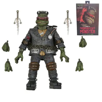 Buy NECA TMNT X Universal Monsters Raphael As Frankenstein Action Figure • 37.98£
