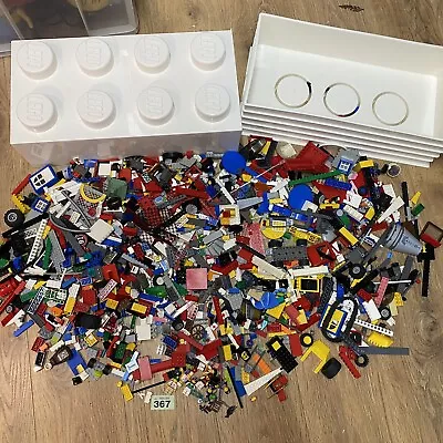 Buy LEGO Storage Brick 8 Stud Large White Container Lego & Mini Figures 5kg • 39.99£