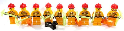 Buy LEGO CITY Firemen / Women Figure Lot: Firefighters Men Women Dachshund NEW • 30.73£