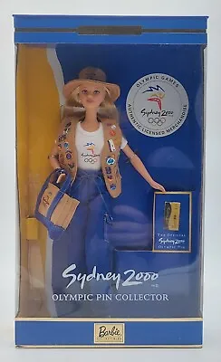 Buy Sydney 2000 Olympic Pin Collector Barbie Collectible Doll / Mattel 25644, NrfB • 81.84£