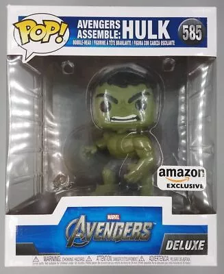 Buy Funko POP #585 Avengers Assemble: Hulk - Deluxe - Marvel Avengers Rare & Vaulted • 32.99£