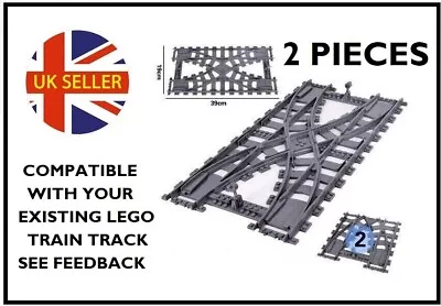 Buy Double Switch Over Crossing Train Track Crossing Lego Compatible • 22.50£