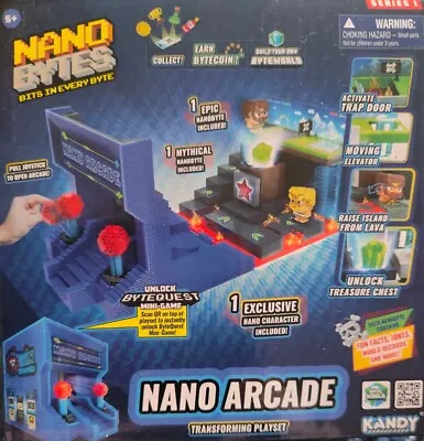 Buy Nano Arcade Nano Bytes Transforming Playset Series 1 • 19.95£