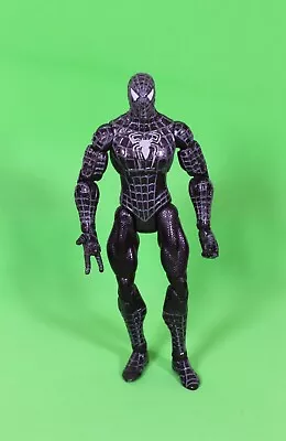 Buy Spider-Man 3 Black Suit Symbiote Movie 5  Articulated Action Figure Marvel Rare  • 24.99£