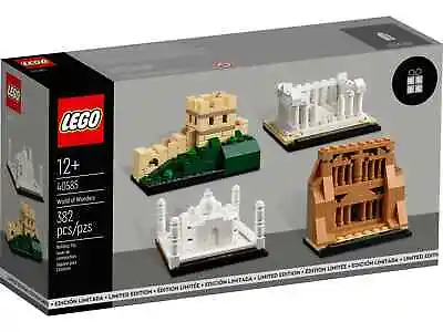 Buy LEGO 40585 Architecture World Of Wonders BRAND NEW Rare VIP Only Taj Mahal Petra • 22.95£